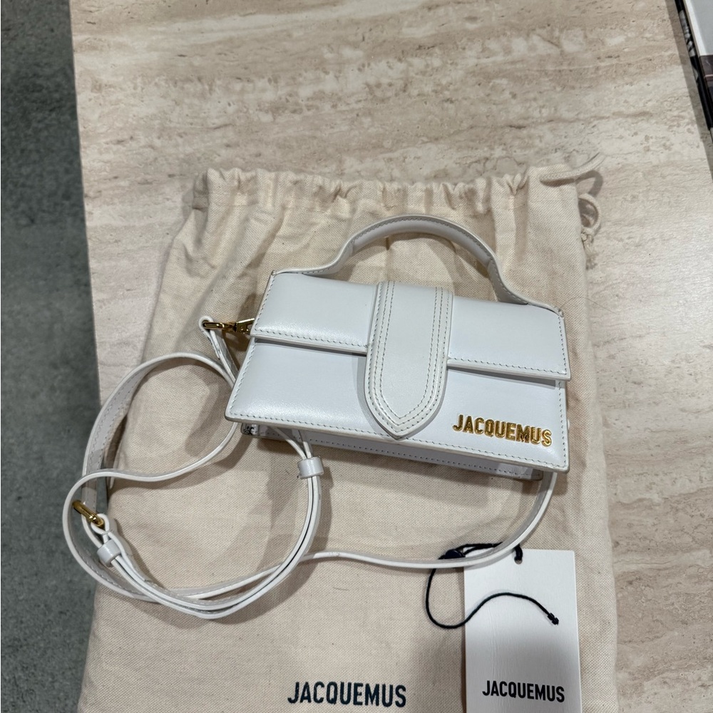 Jacquemus White Leather Mini Bag